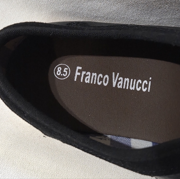 Franco Vanucci Black Lace Up Shoe Size 8.5 main image 7